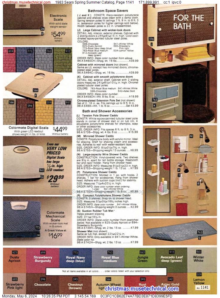1983 Sears Spring Summer Catalog, Page 1141
