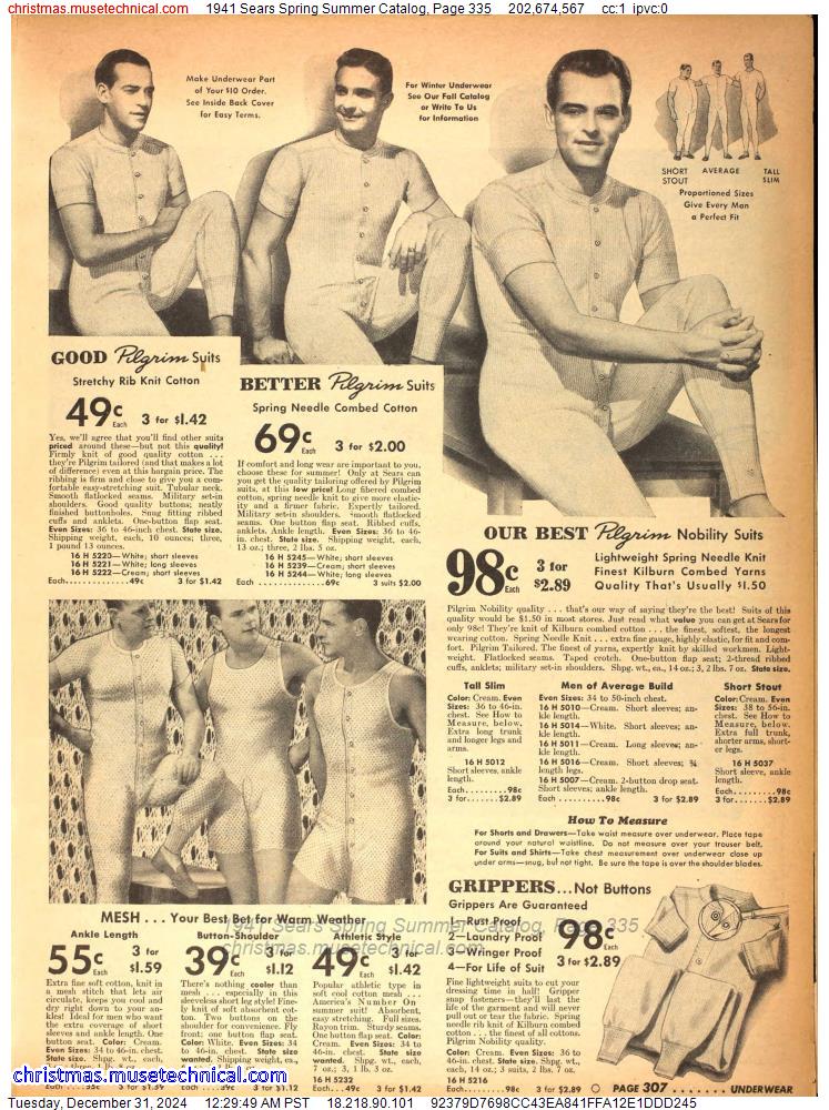 1941 Sears Spring Summer Catalog, Page 335