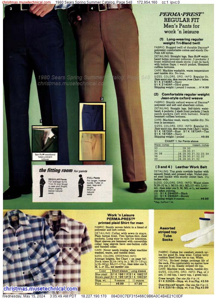 1980 Sears Spring Summer Catalog, Page 548