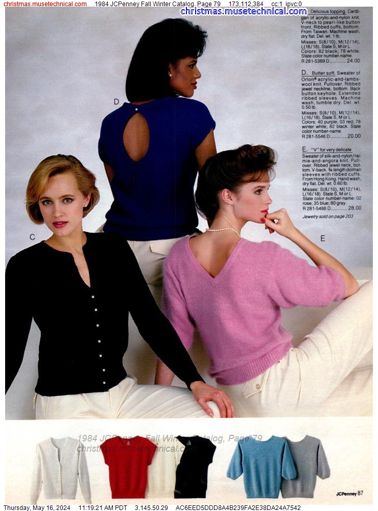 1984 JCPenney Fall Winter Catalog, Page 79