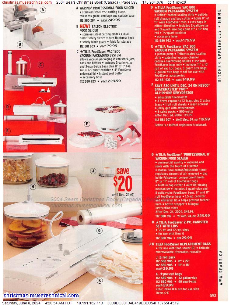 2004 Sears Christmas Book (Canada), Page 593