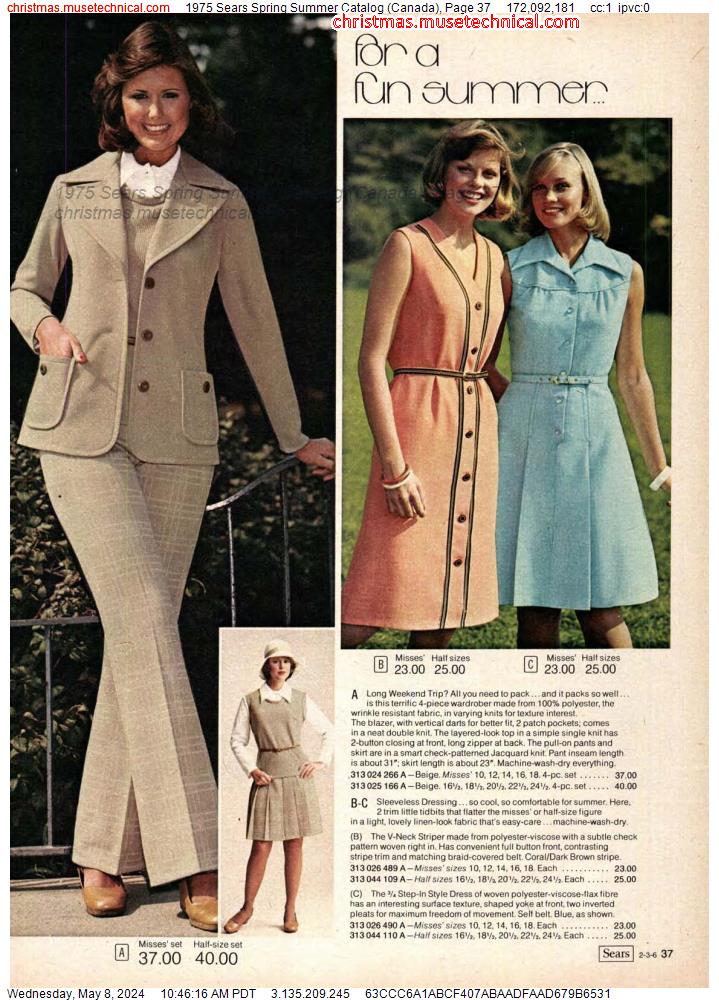 1975 Sears Spring Summer Catalog (Canada), Page 37