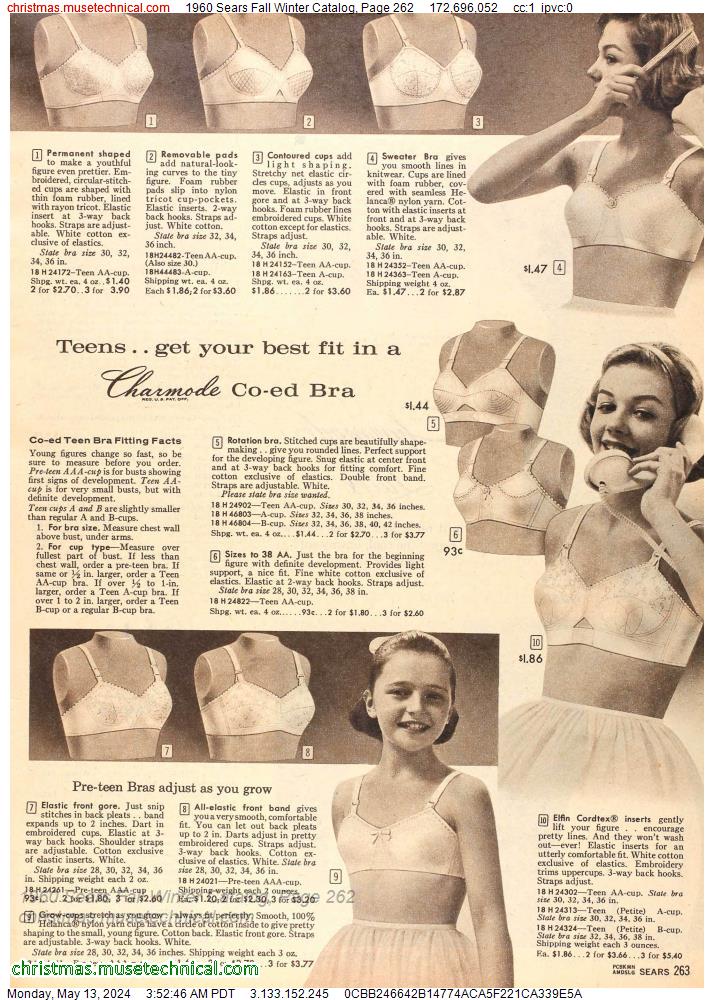 1960 Sears Fall Winter Catalog, Page 262