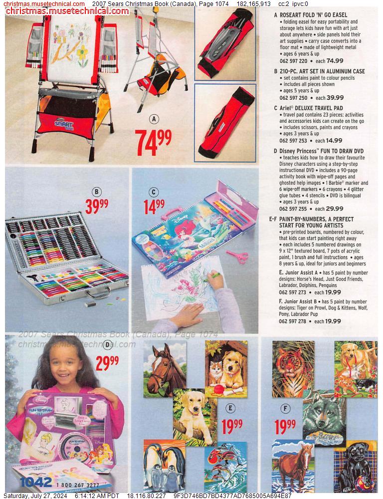 2007 Sears Christmas Book (Canada), Page 1074