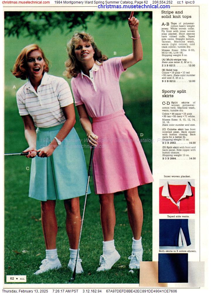 1984 Montgomery Ward Spring Summer Catalog, Page 62