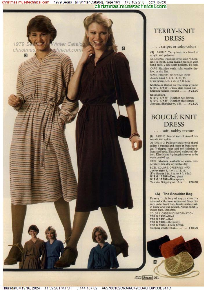 1979 Sears Fall Winter Catalog, Page 161