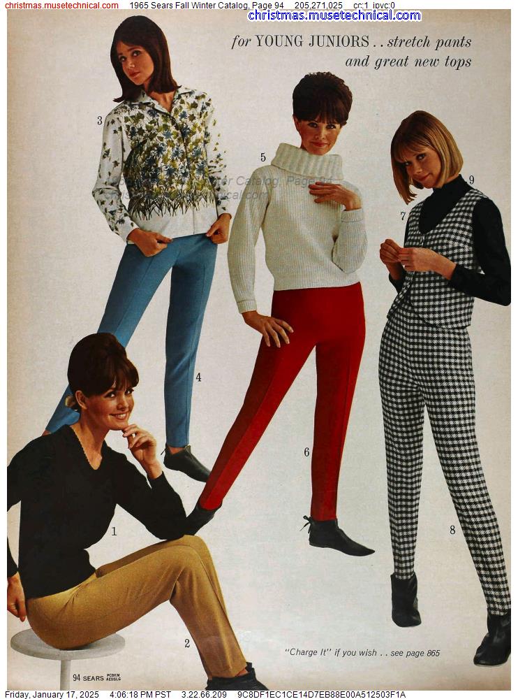 1965 Sears Fall Winter Catalog, Page 94