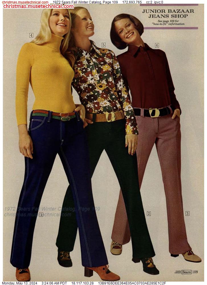 1972 Sears Fall Winter Catalog, Page 109