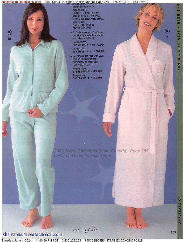 2003 Sears Christmas Book (Canada), Page 259