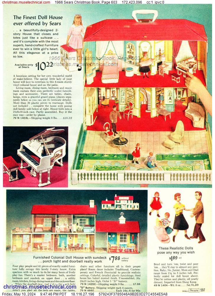1966 Sears Christmas Book, Page 603