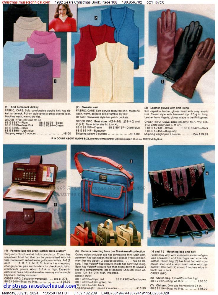 1982 Sears Christmas Book, Page 108