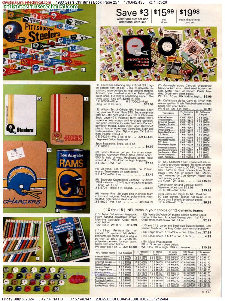 1983 Sears Christmas Book, Page 257