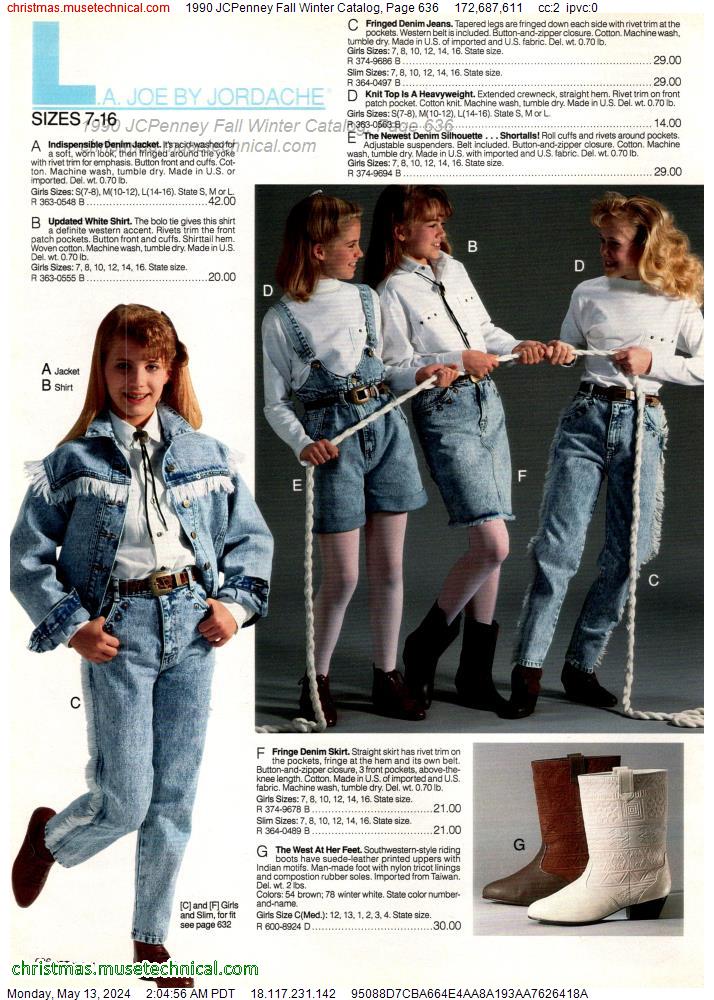 1990 JCPenney Fall Winter Catalog, Page 636