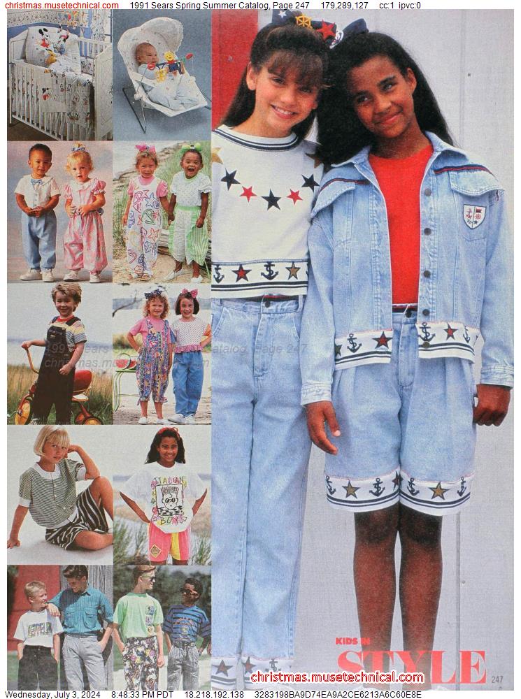 1991 Sears Spring Summer Catalog, Page 247