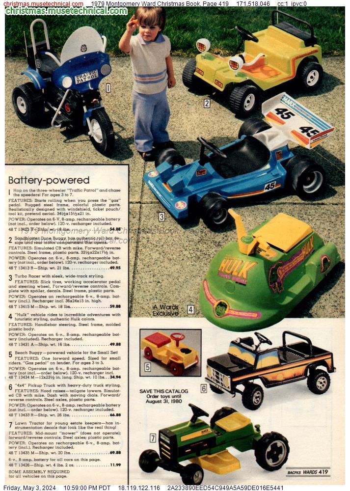 1979 Montgomery Ward Christmas Book, Page 419