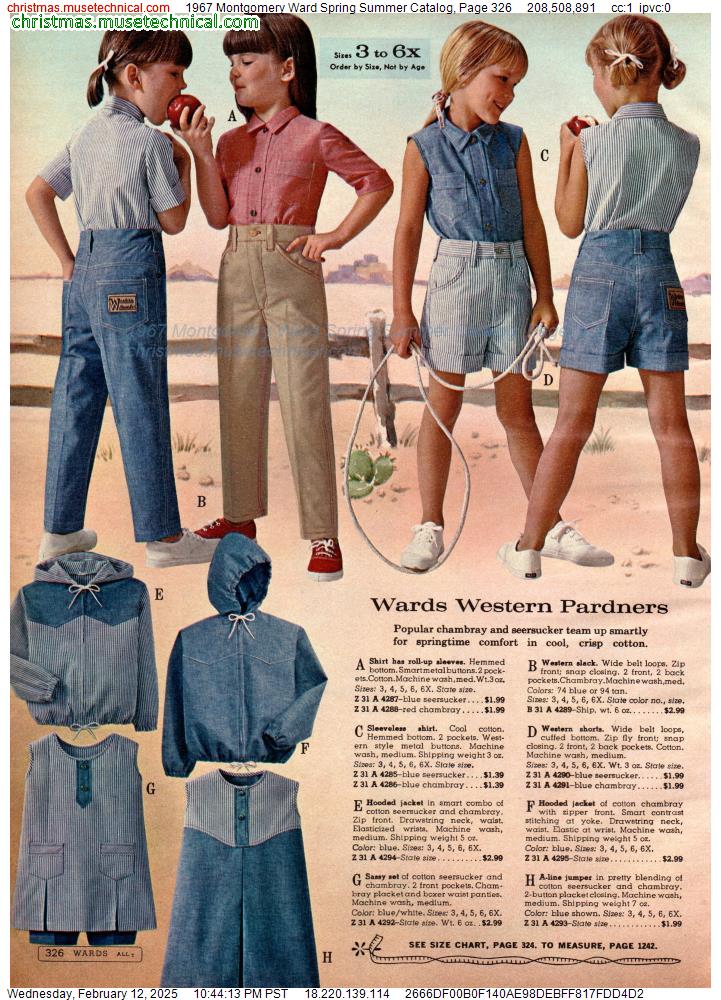 1967 Montgomery Ward Spring Summer Catalog, Page 326