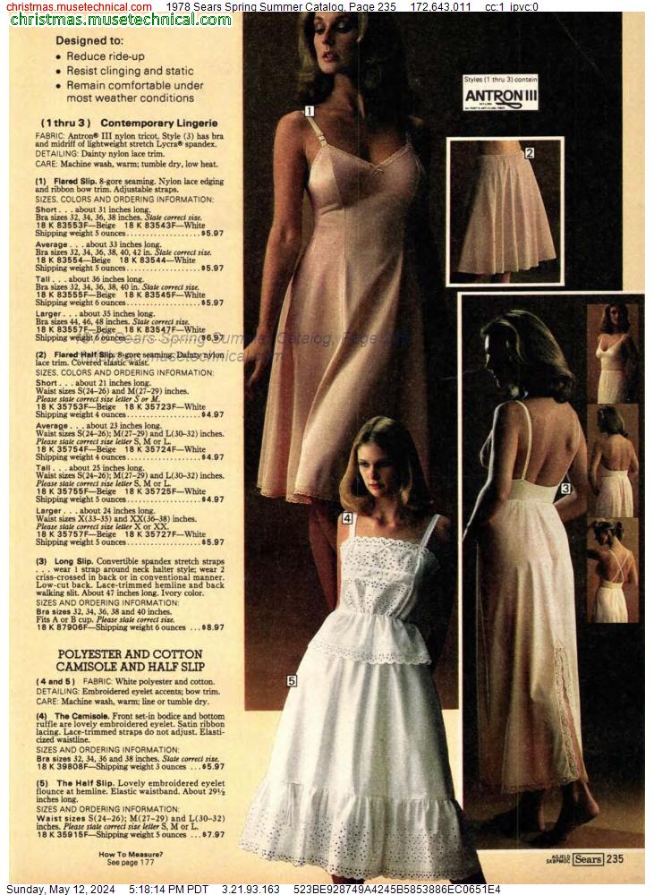 1978 Sears Spring Summer Catalog, Page 235