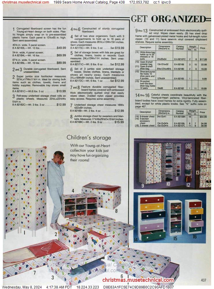 1989 Sears Home Annual Catalog, Page 438