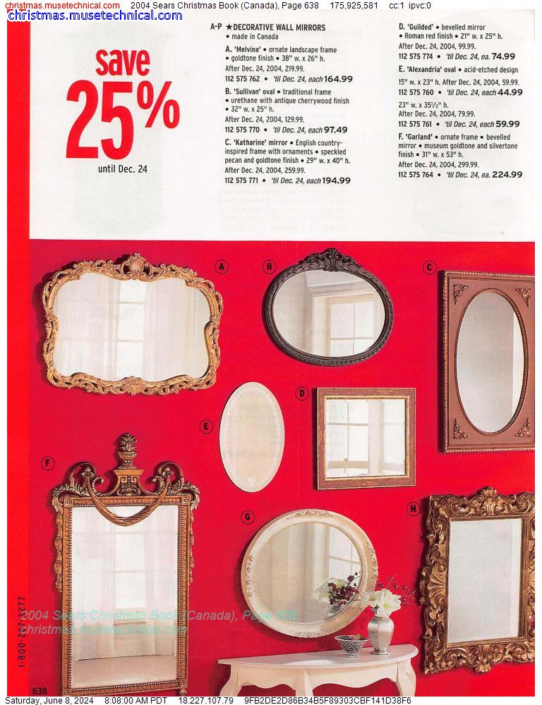 2004 Sears Christmas Book (Canada), Page 638