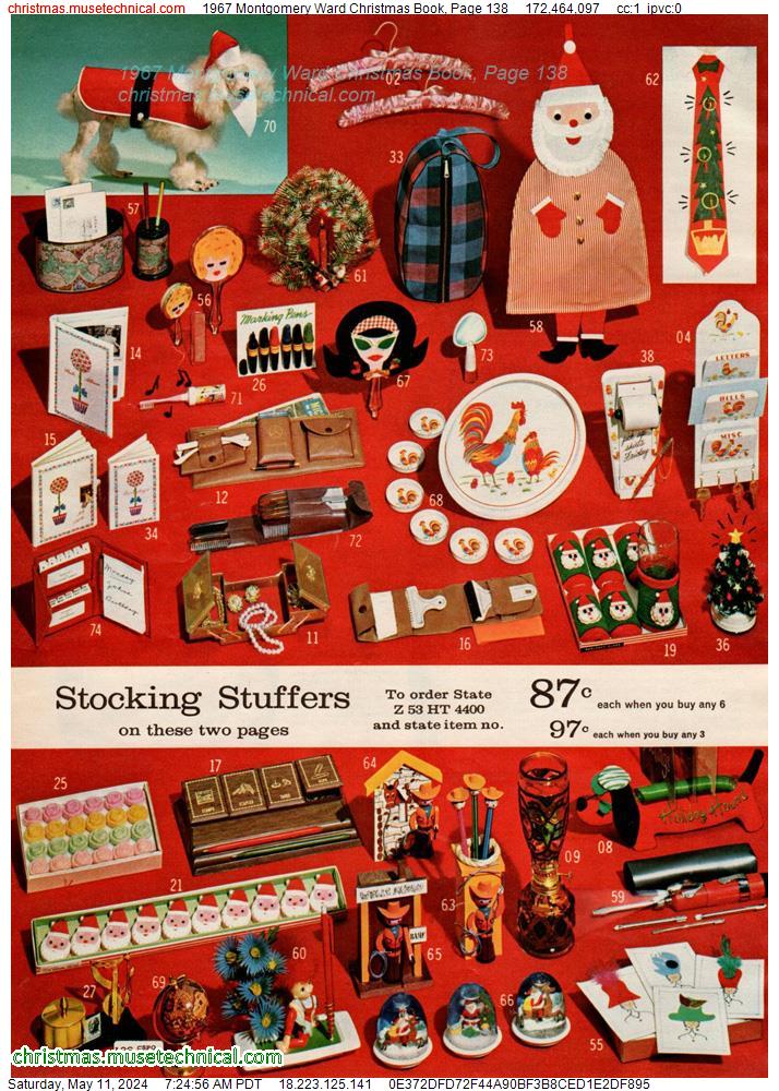 1967 Montgomery Ward Christmas Book, Page 138