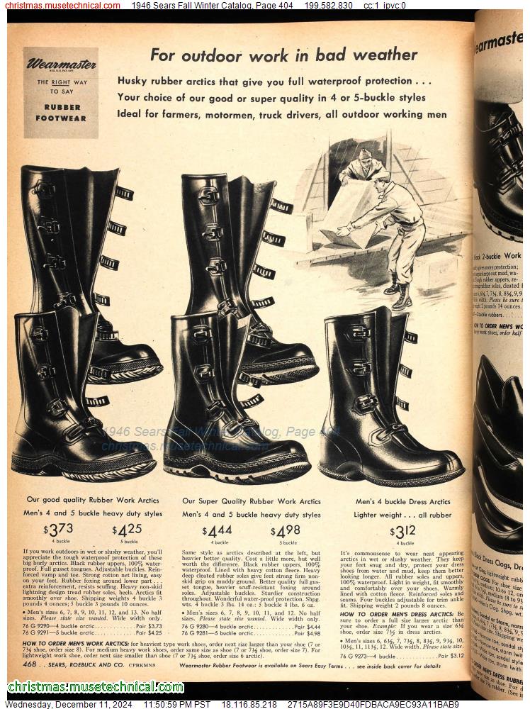 1946 Sears Fall Winter Catalog, Page 404