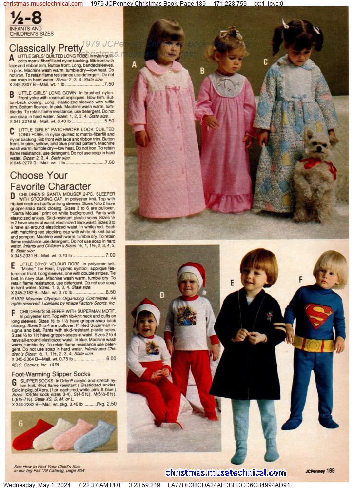 1979 JCPenney Christmas Book, Page 189