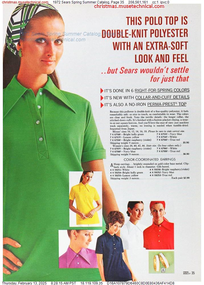 1972 Sears Spring Summer Catalog, Page 35