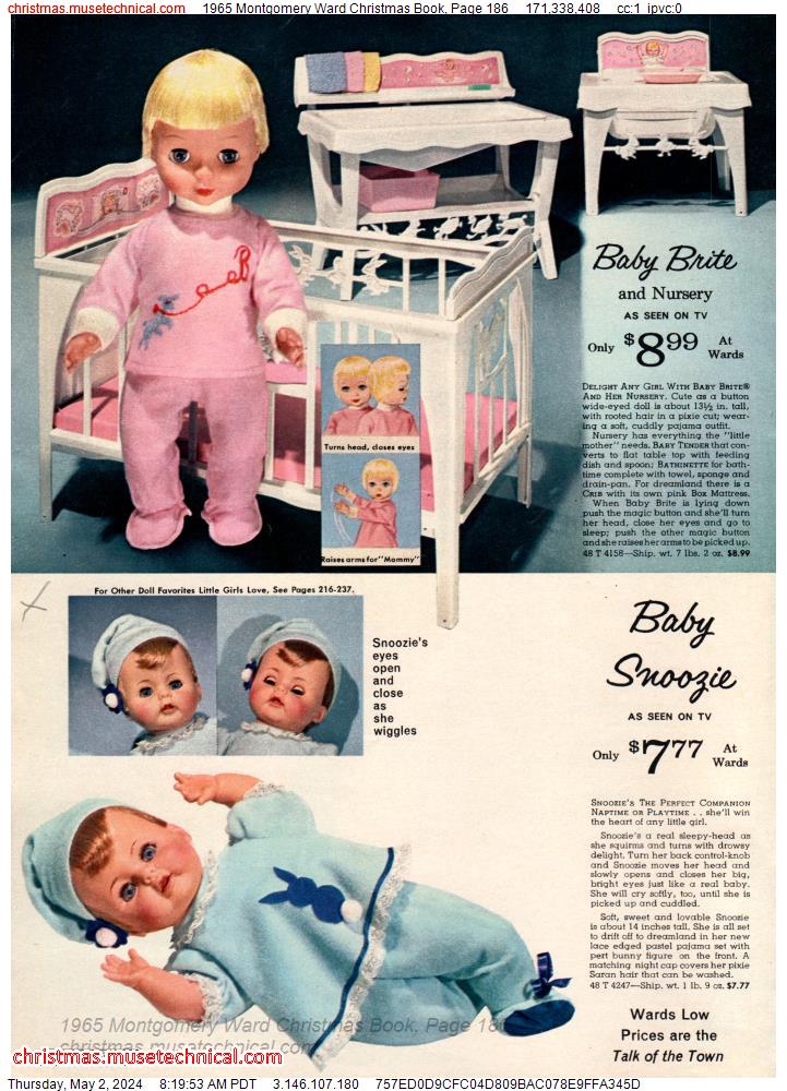 1965 Montgomery Ward Christmas Book, Page 186