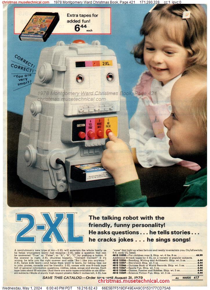 1978 Montgomery Ward Christmas Book, Page 421