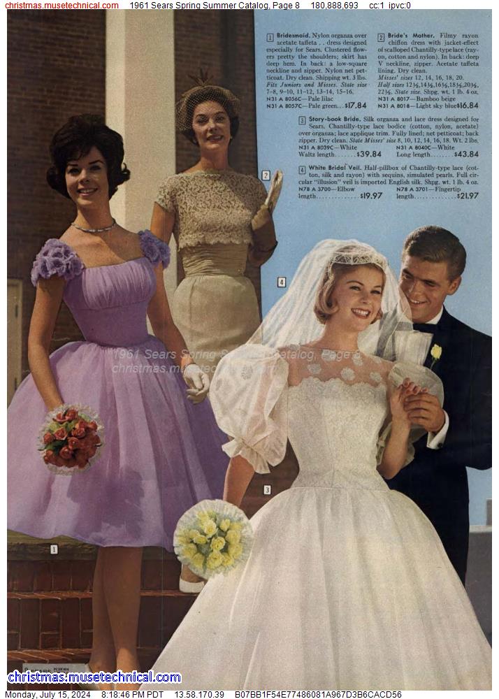1961 Sears Spring Summer Catalog, Page 8