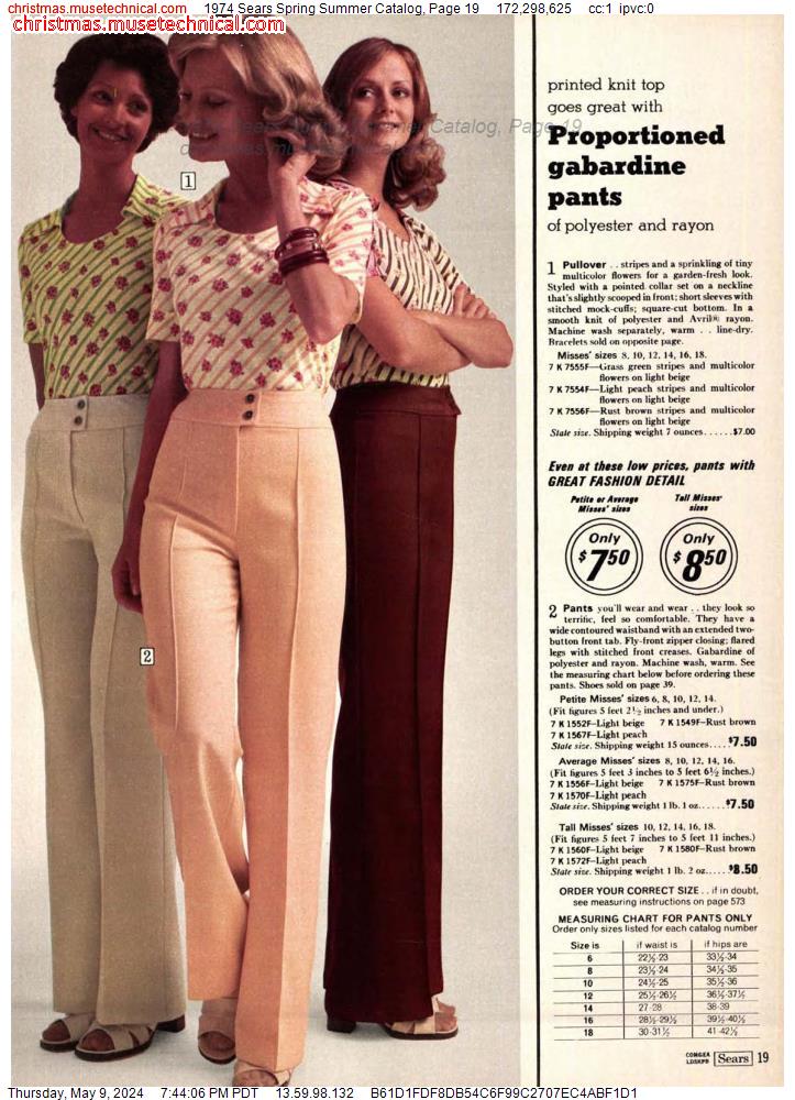 1974 Sears Spring Summer Catalog, Page 19