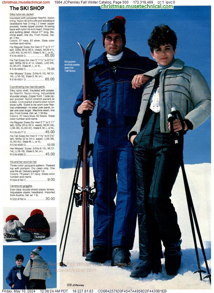 1984 JCPenney Fall Winter Catalog, Page 500