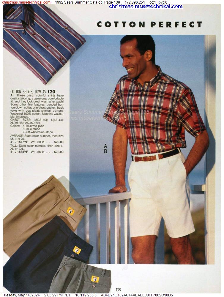 1992 Sears Summer Catalog, Page 138