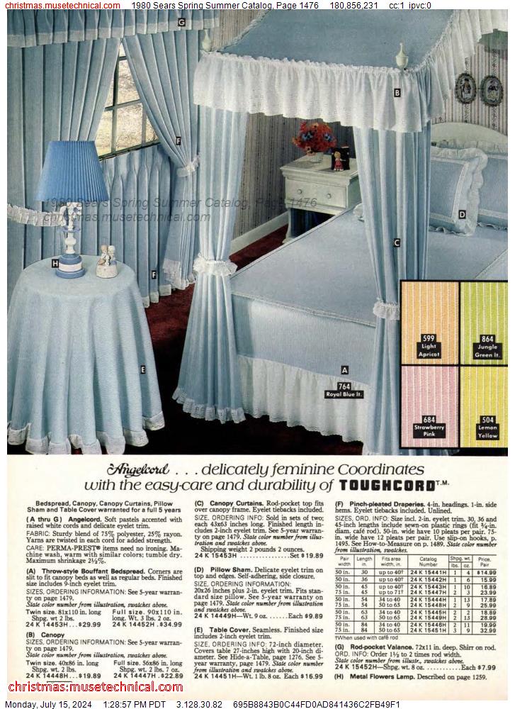 1980 Sears Spring Summer Catalog, Page 1476