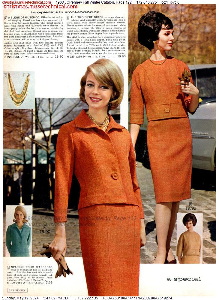 1963 JCPenney Fall Winter Catalog, Page 122
