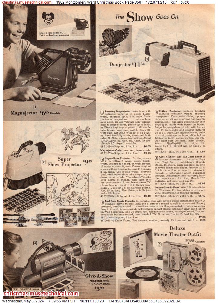 1962 Montgomery Ward Christmas Book, Page 350