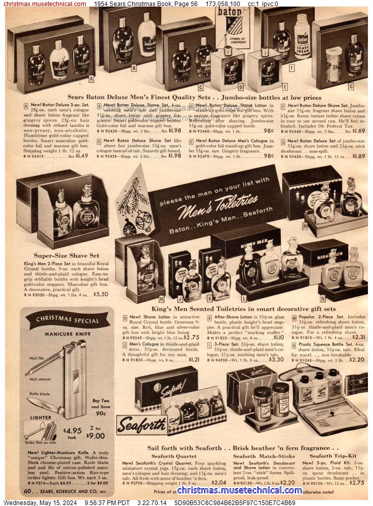 1954 Sears Christmas Book, Page 56