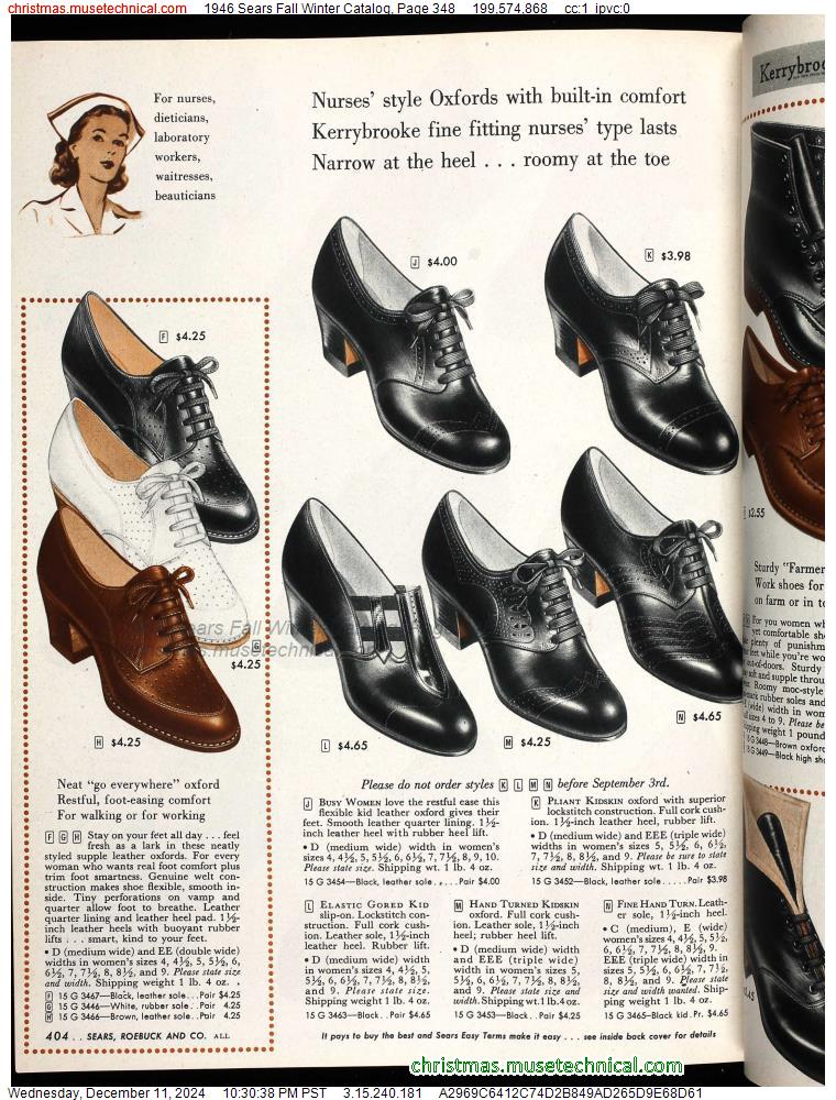 1946 Sears Fall Winter Catalog, Page 348