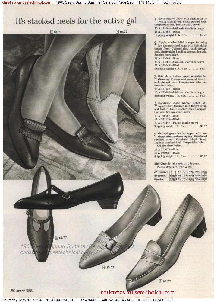 1965 Sears Spring Summer Catalog, Page 290