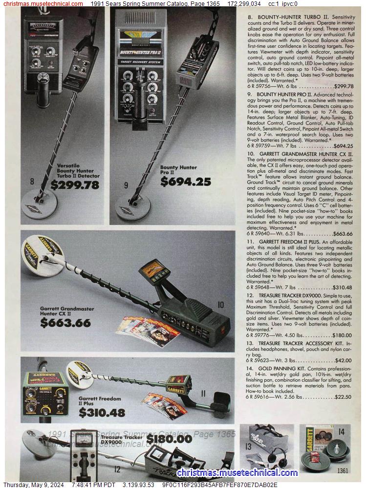 1991 Sears Spring Summer Catalog, Page 1365