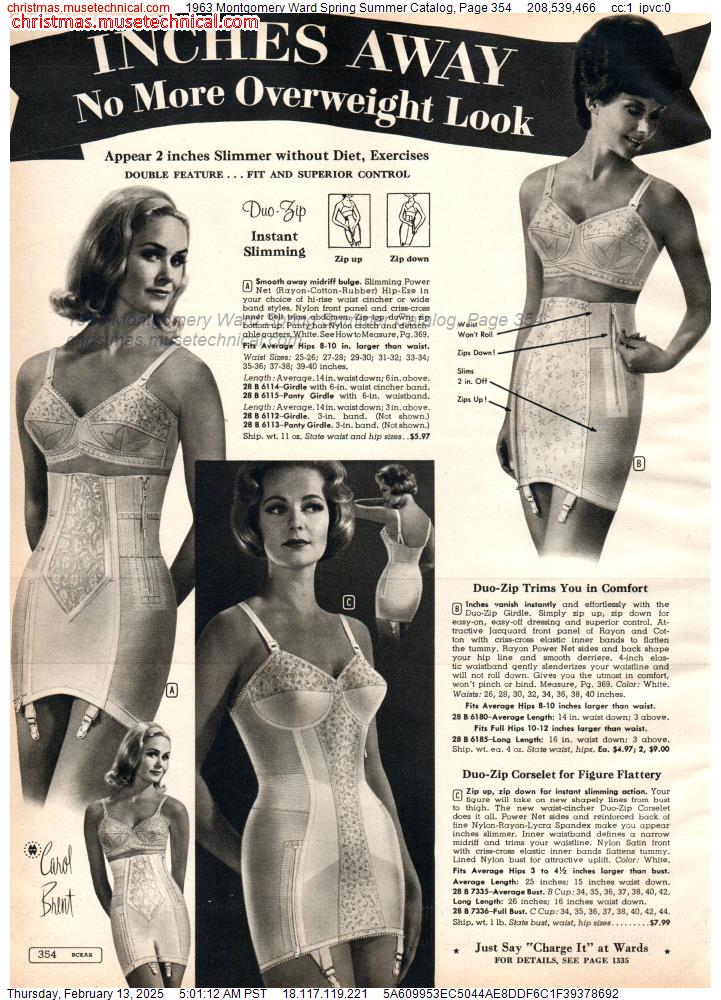 1963 Montgomery Ward Spring Summer Catalog, Page 354