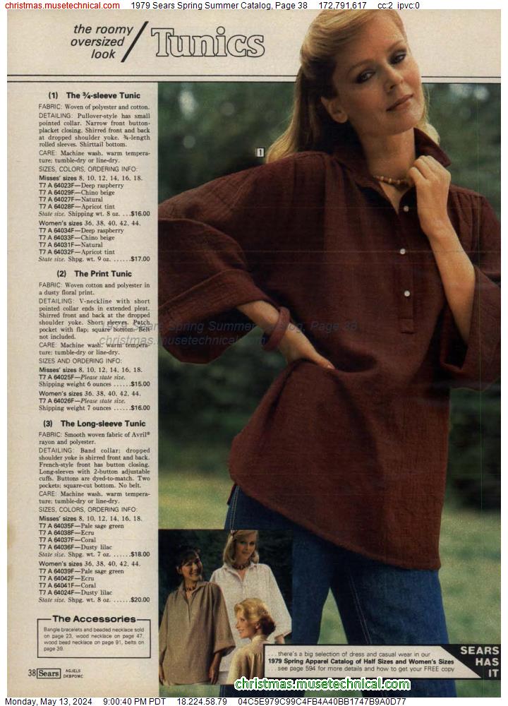 1979 Sears Spring Summer Catalog, Page 38