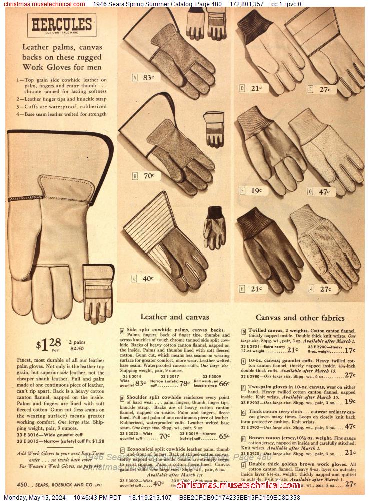1946 Sears Spring Summer Catalog, Page 480