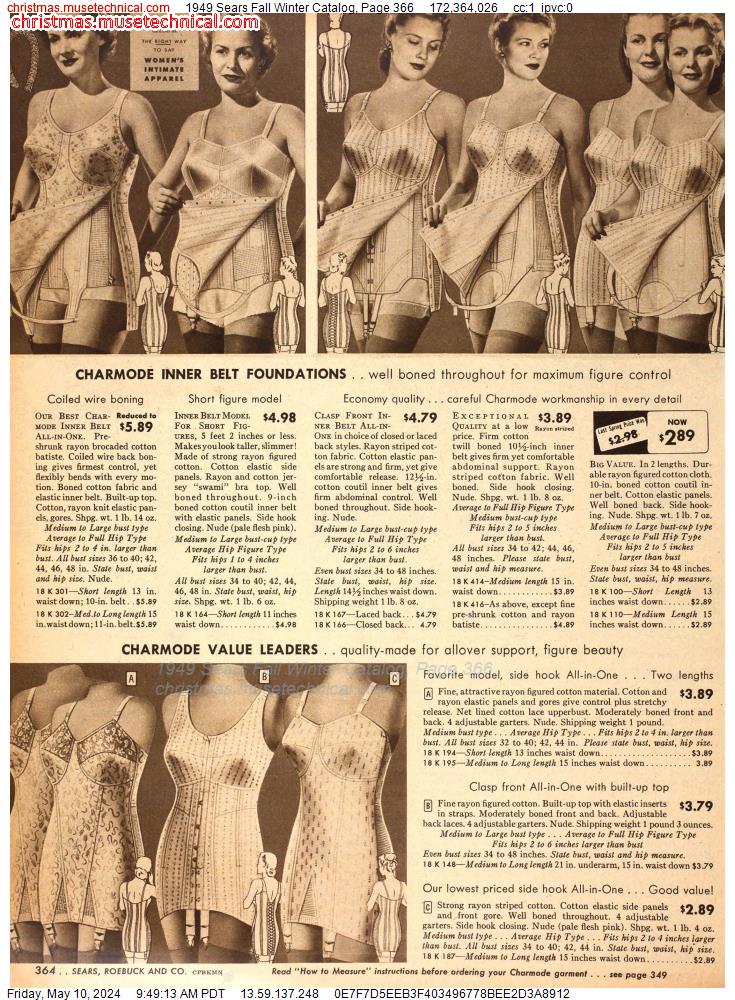 1949 Sears Fall Winter Catalog, Page 366