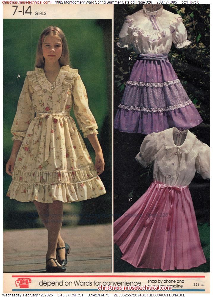 1982 Montgomery Ward Spring Summer Catalog, Page 326