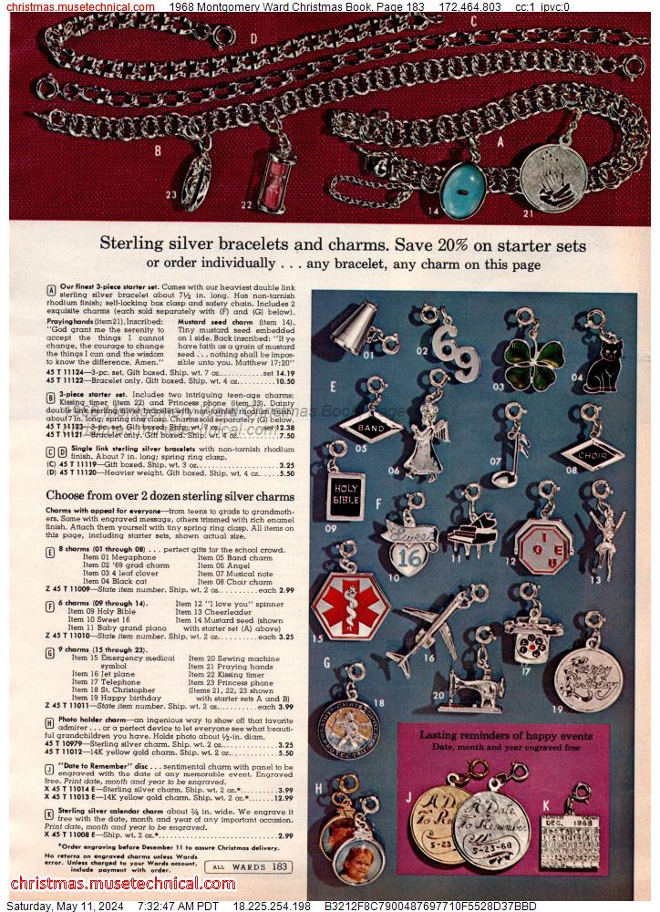 1968 Montgomery Ward Christmas Book, Page 183