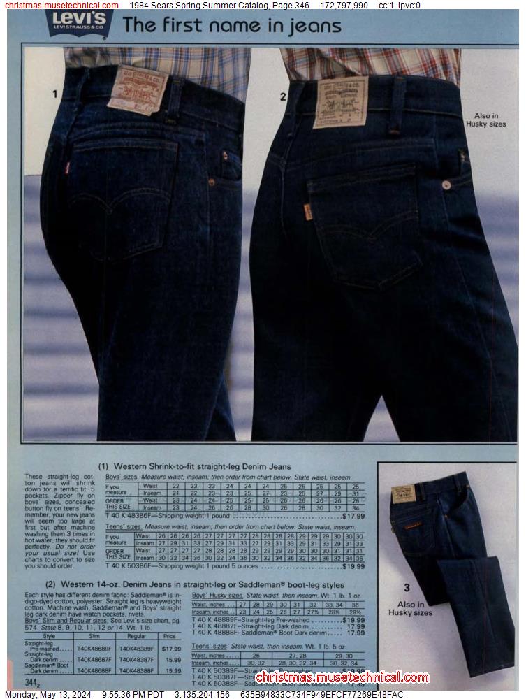 1984 Sears Spring Summer Catalog, Page 346