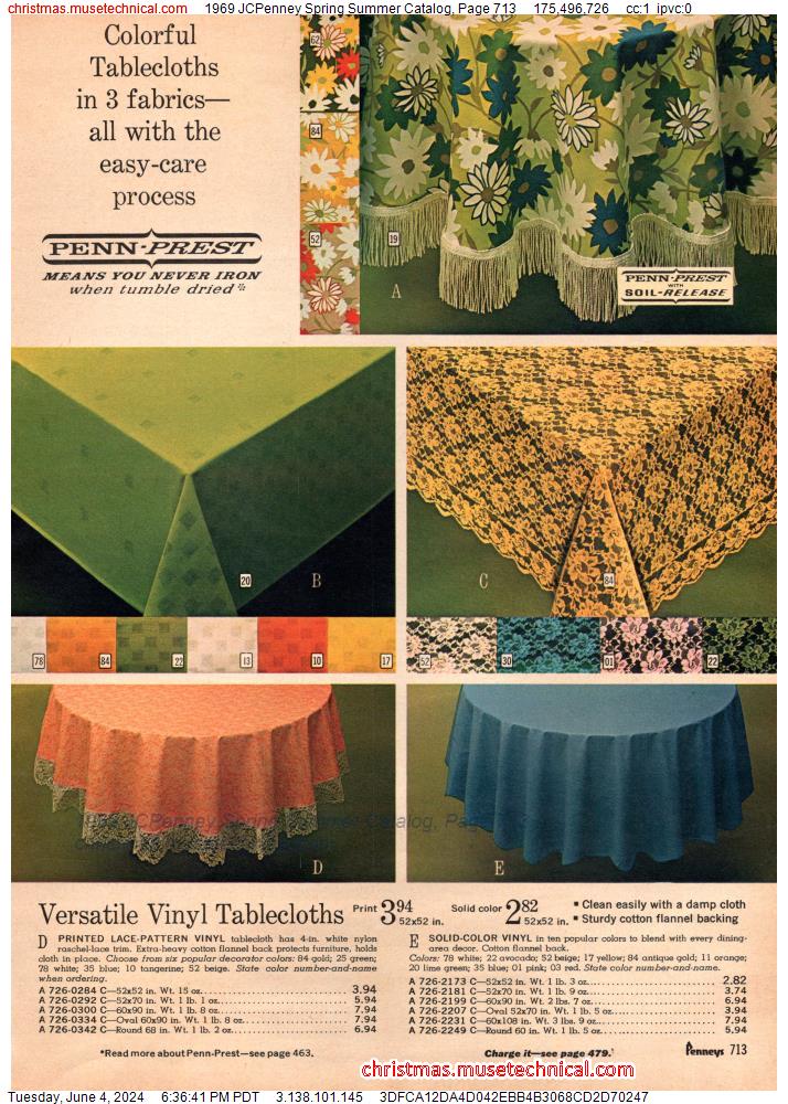 1969 JCPenney Spring Summer Catalog, Page 713