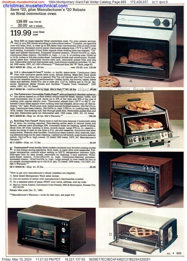 1984 Montgomery Ward Fall Winter Catalog, Page 885