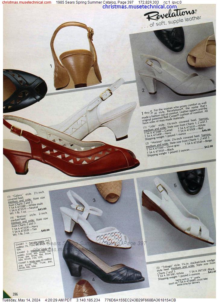 1985 Sears Spring Summer Catalog, Page 397